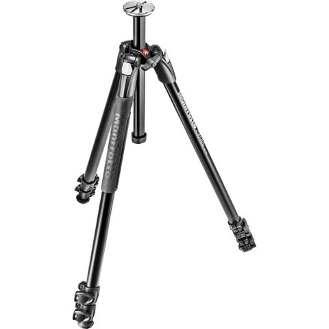  Bộ chân máy ảnh Manfrotto 290 Xtra Aluminium 3-Sections Tripod &  MH804 3-Way Head Black 