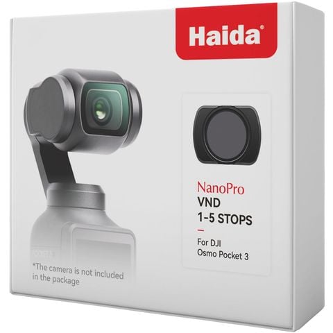 Kính lọc Haida NanoPro Magnetic Variable (1-5 Stop) ND Filter for DJI Osmo Pocket 3 