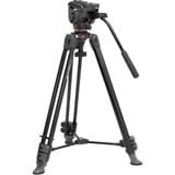  Bộ chân máy quay Manfrotto 500X Fluid Head with Aluminum Tripod Kit 