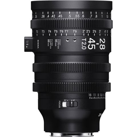  Ống kính Cine Zoom Sigma 28-45mm T2 FF Autofocus 