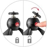  Chân máy Manfrotto PIXI Mini Table Top Tripod Black 