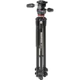  Bộ chân máy ảnh Manfrotto 290 Xtra Aluminium 3-Sections Tripod &  MH804 3-Way Head Black 