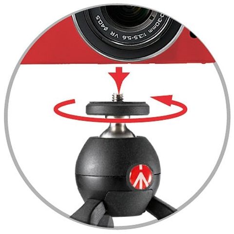  Chân máy Manfrotto PIXI Mini Table Top Tripod Black 