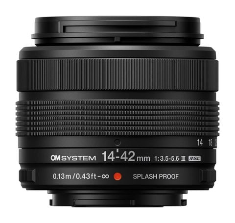 Ống kính OM SYSTEM M.Zuiko Digital 14-42mm F3.5-5.6 III ngàm Micro Four Thirds (Black)