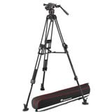  Bộ chân máy Manfrotto 608 Nitrotech Fluid Head with 645 FAST Twin Aluminum Tripod System and Bag 