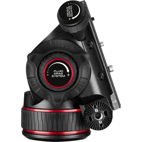  Bộ chân máy Manfrotto 608 Nitrotech Fluid Head with 645 FAST Twin Aluminum Tripod System and Bag 