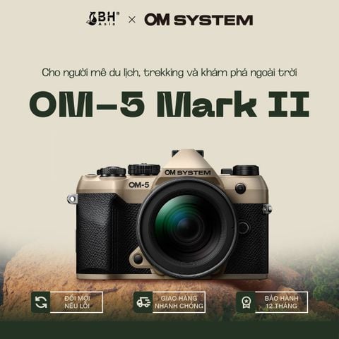 Máy ảnh OM SYSTEM OM-5 Mark II (Silver)