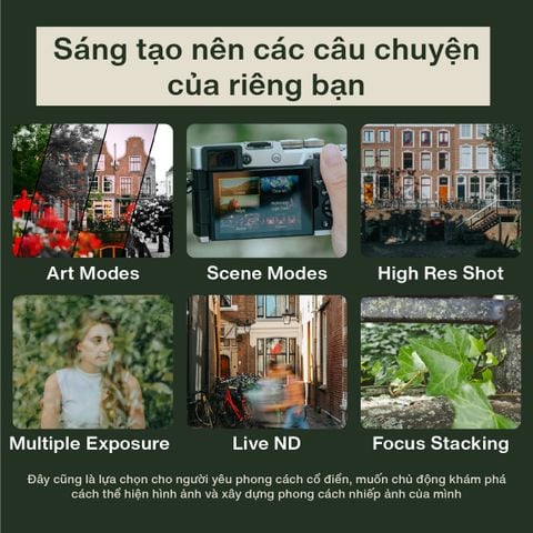 Máy ảnh OM SYSTEM PEN Mirrorless Camera (Silver)