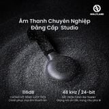 Bộ Micro không dây Hollyland Lark M2S Ultimate Combo (Camera RX, USB-C RX, Lightning RX) màu Space Gray