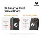 Bộ Micro không dây Hollyland Lark M2S Ultimate Combo (Camera RX, USB-C RX, Lightning RX) màu Glacier White