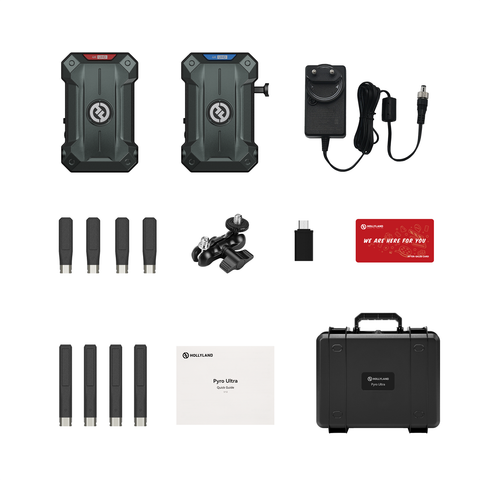 Hệ thống truyền video không dây Hollyland Pyro Ultra 4K HDMI/SDI Wireless Video Transmission System (1TX & 1RX)