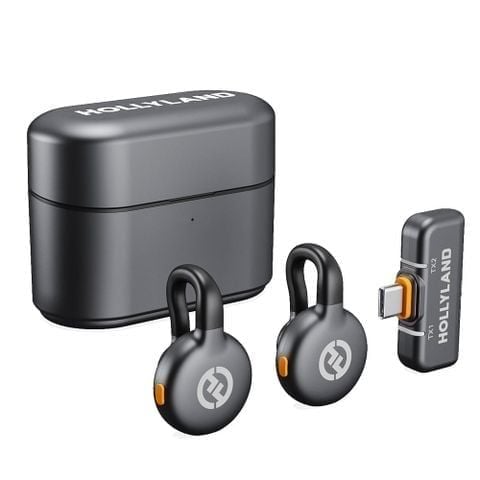  Bộ Micro không dây Hollyland LARK M2S Mini Combo (Camera RX và USB-C RX) màu Space Gray 