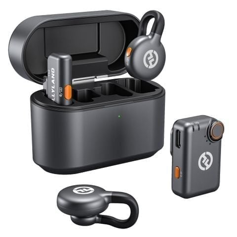  Bộ Micro không dây Hollyland LARK M2S Duo (USB-C RX) màu Space Gray 