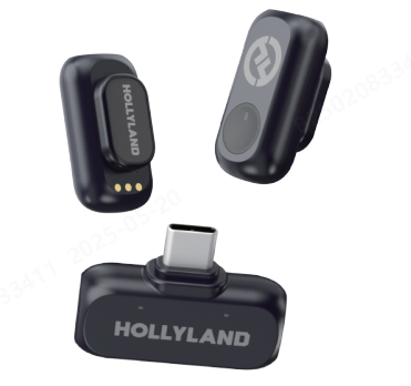  Bộ Micro không dây Hollyland Lark A1 Mini Duo (USB-C RX) màu Space Gray 