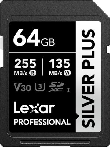  Thẻ nhớ Lexar Professional SILVER PLUS UHS-I SDXC Card V30 