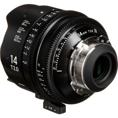  Ống kính Cine Sigma 14mm T2 FF High Speed Prime với /i Technology ngàm PL (Feet) 