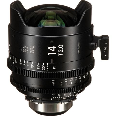  Ống kính Cine Sigma 14mm T2 FF High Speed Prime với /i Technology ngàm PL (Feet) 