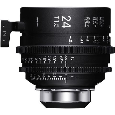  Ống kính Cine Sigma 24mm T1.5 FF High Speed Prime với /i Technology ngàm PL (Feet) 
