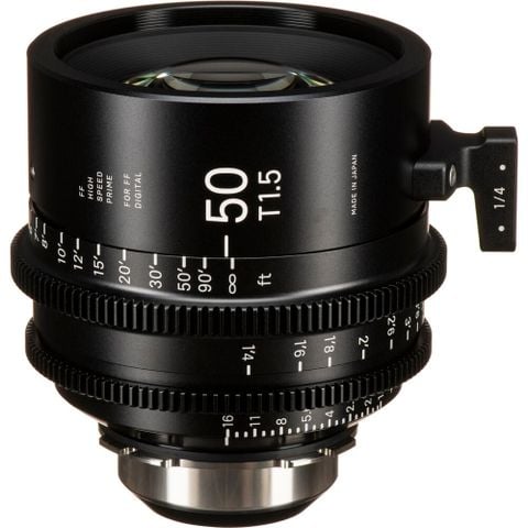  Ống kính Cine Sigma 50mm T1.5 FF High Speed Prime với /i Technology ngàm PL (Feet) 