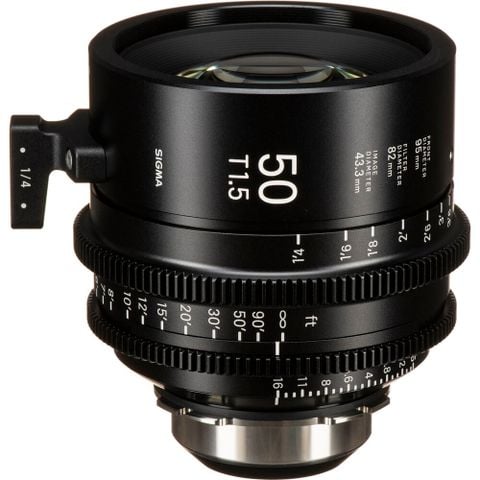  Ống kính Cine Sigma 50mm T1.5 FF High Speed Prime với /i Technology ngàm PL (Feet) 