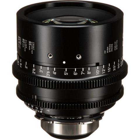  Ống kính Cine Sigma 50mm T1.5 FF High Speed Prime với /i Technology ngàm PL (Feet) 