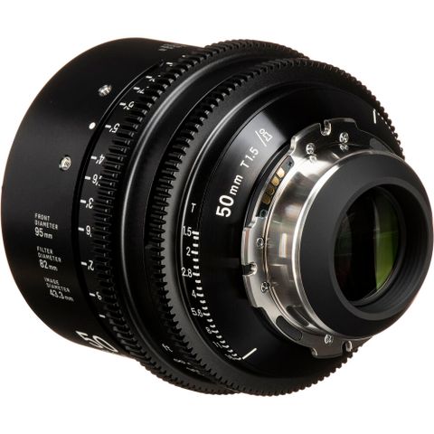 Ống kính Cine Sigma 50mm T1.5 FF High Speed Prime với /i Technology ngàm PL (Feet) 