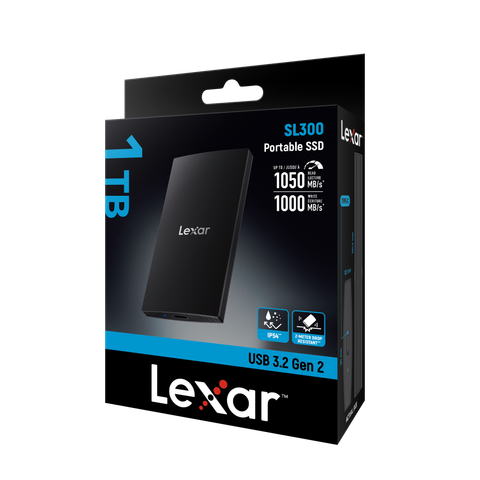  Ổ cứng di động Lexar SL300 Portable SSD Black 