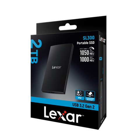  Ổ cứng di động Lexar SL300 Portable SSD Black 