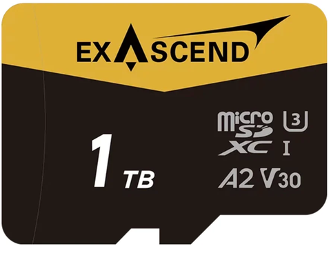 Thẻ nhớ UHS-I uSD (MicroSD) card V30 - Catalyst - 1TB hiệu Exascend, model: EX1TUSDU1
