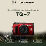 Máy ảnh OM SYSTEM Tough TG-7 (Red)