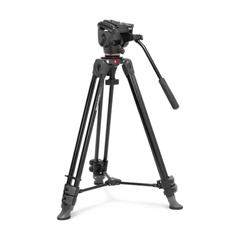  Bộ chân máy quay Manfrotto 500X Fluid Head with Aluminum Tripod Kit 