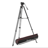  Bộ chân máy quay Manfrotto 500X Fluid Head with Aluminum Tripod Kit 