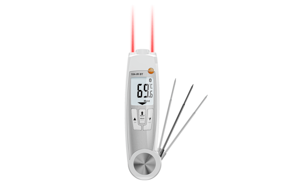  testo 104-IR BT - Nhiệt kế hồng ngoại/đâm xuyên có kết nối App 
