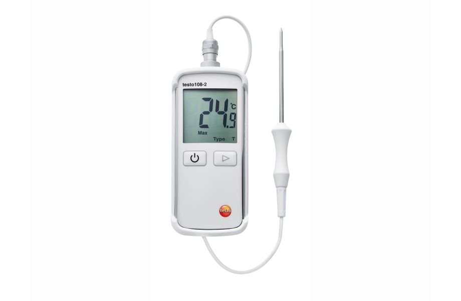  Nhiệt kế thực phẩm có thể cố định đầu đo - testo 108-2 