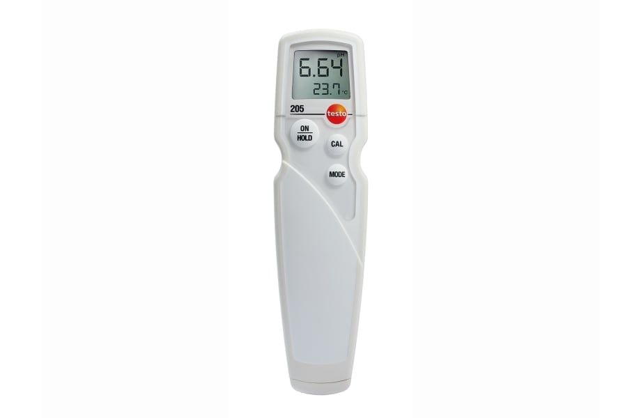 Thiết bị đo pH/nhiệt độ thực phẩm bán rắn - testo 205 
