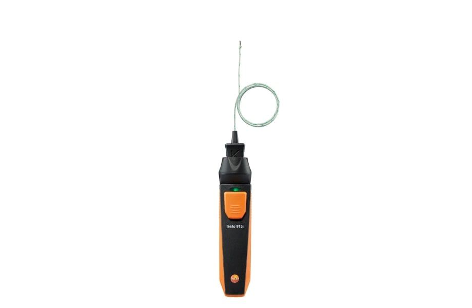  Máy đo nhiệt độ testo 915i | đầu dò dễ uốn | hoạt động trên điện thoại thông minh 