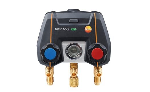  testo 550i Máy đo gas điện lạnh nhỏ gọn khối van 2 chiều & bluetooth 