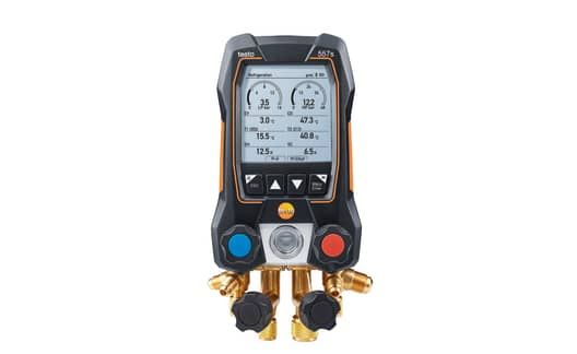  testo 557s Máy đo áp suất điện lạnh khối van 4 chiều & bluetooth 