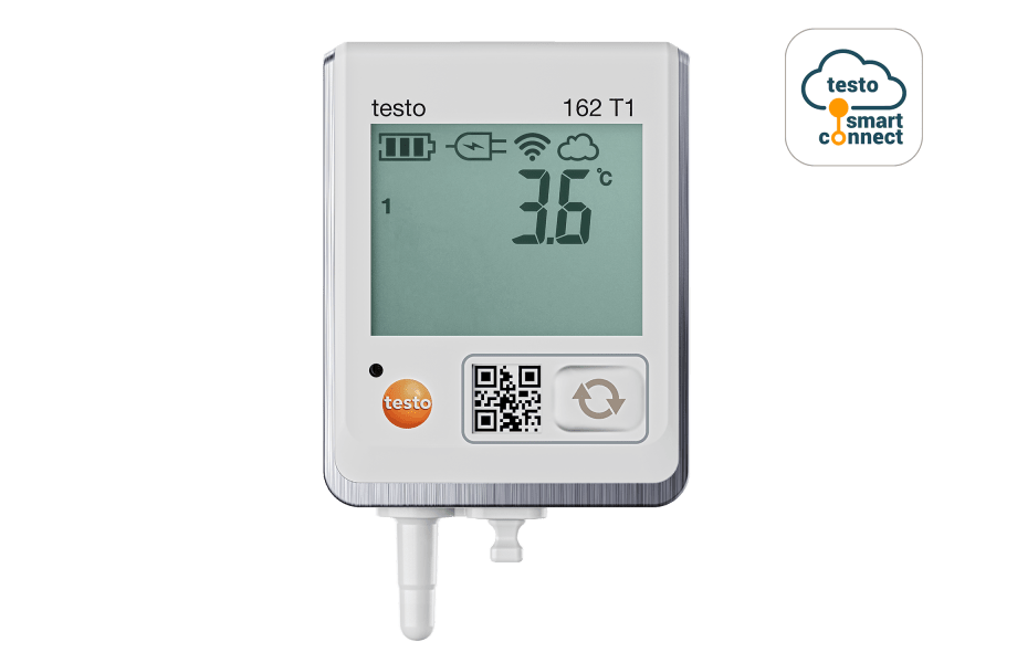  testo 162 T1 - Máy đo ghi nhiệt độ online 