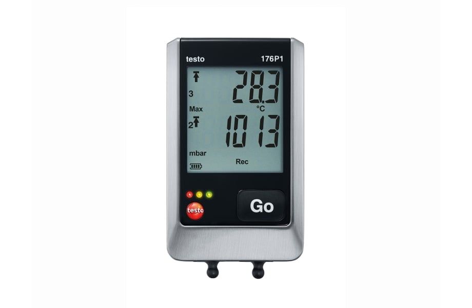  Máy đo nhiệt độ, độ ẩm, áp suất tự ghi - testo 176 P1 