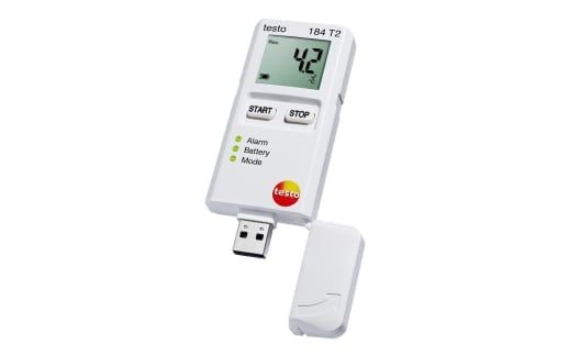  Máy đo nhiệt độ tự ghi HACCP - testo 184 T2 