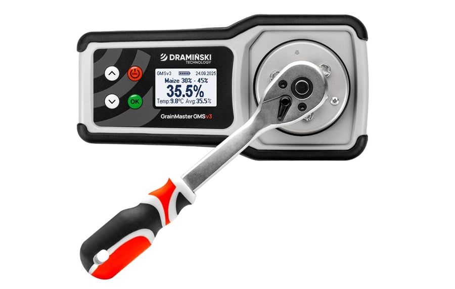  GMS Draminski - Máy đo độ ẩm ngũ cốc dạng nghiền 
