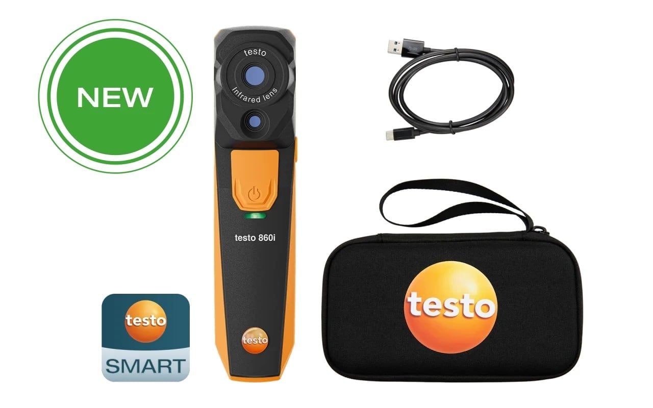  Bộ testo 860i - Máy ảnh nhiệt và túi đựng thiết bị 