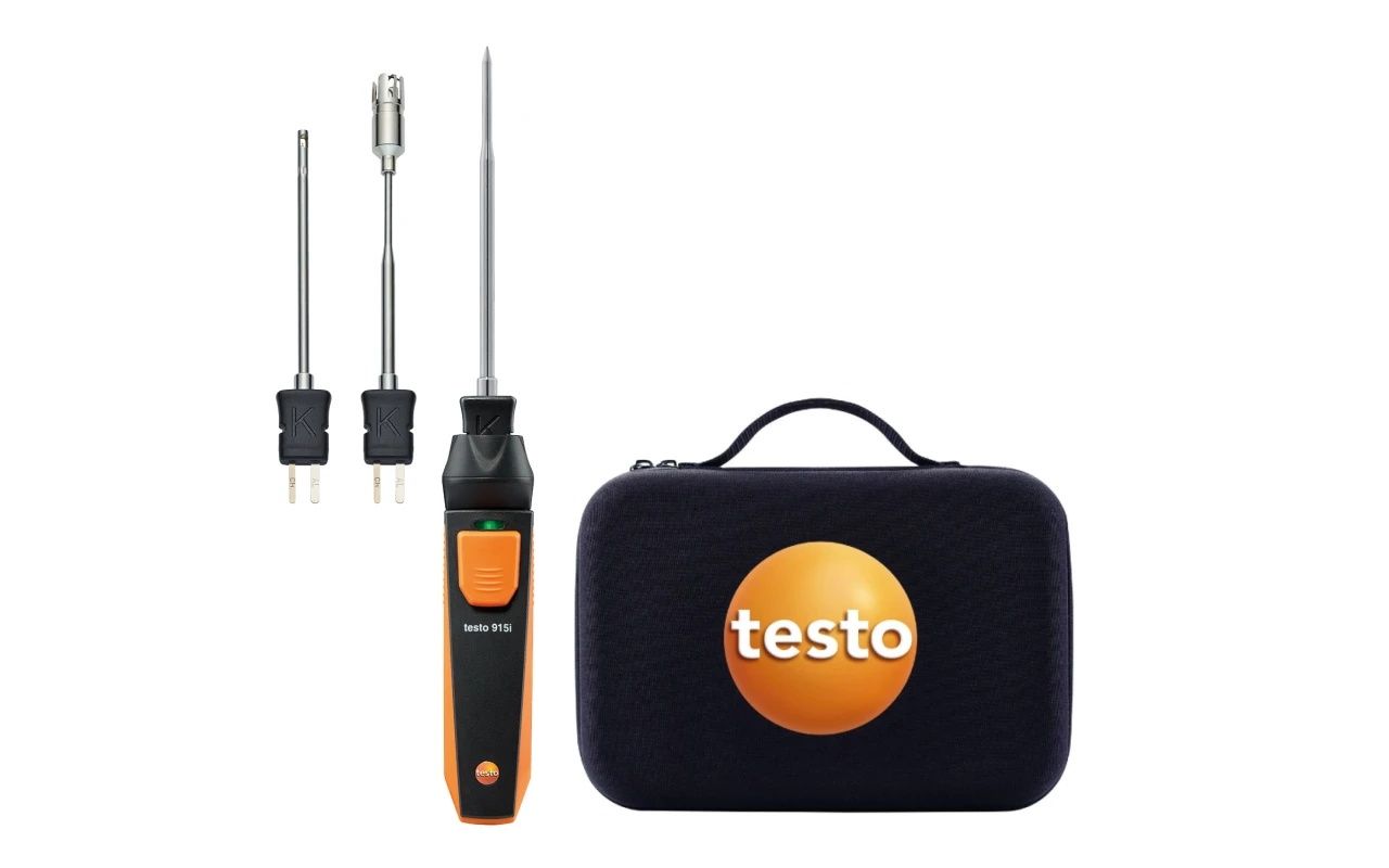  Bộ Máy Đo Nhiệt Độ testo 915i | Hoạt Động Trên Điện Thoại Thông Minh 