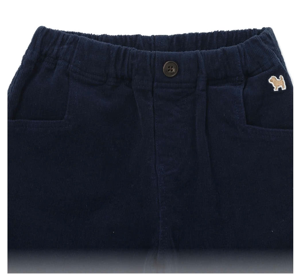 Quần jogger nhung BD xuất Hàn 2 màu navy/nâu bé trai size 90-120