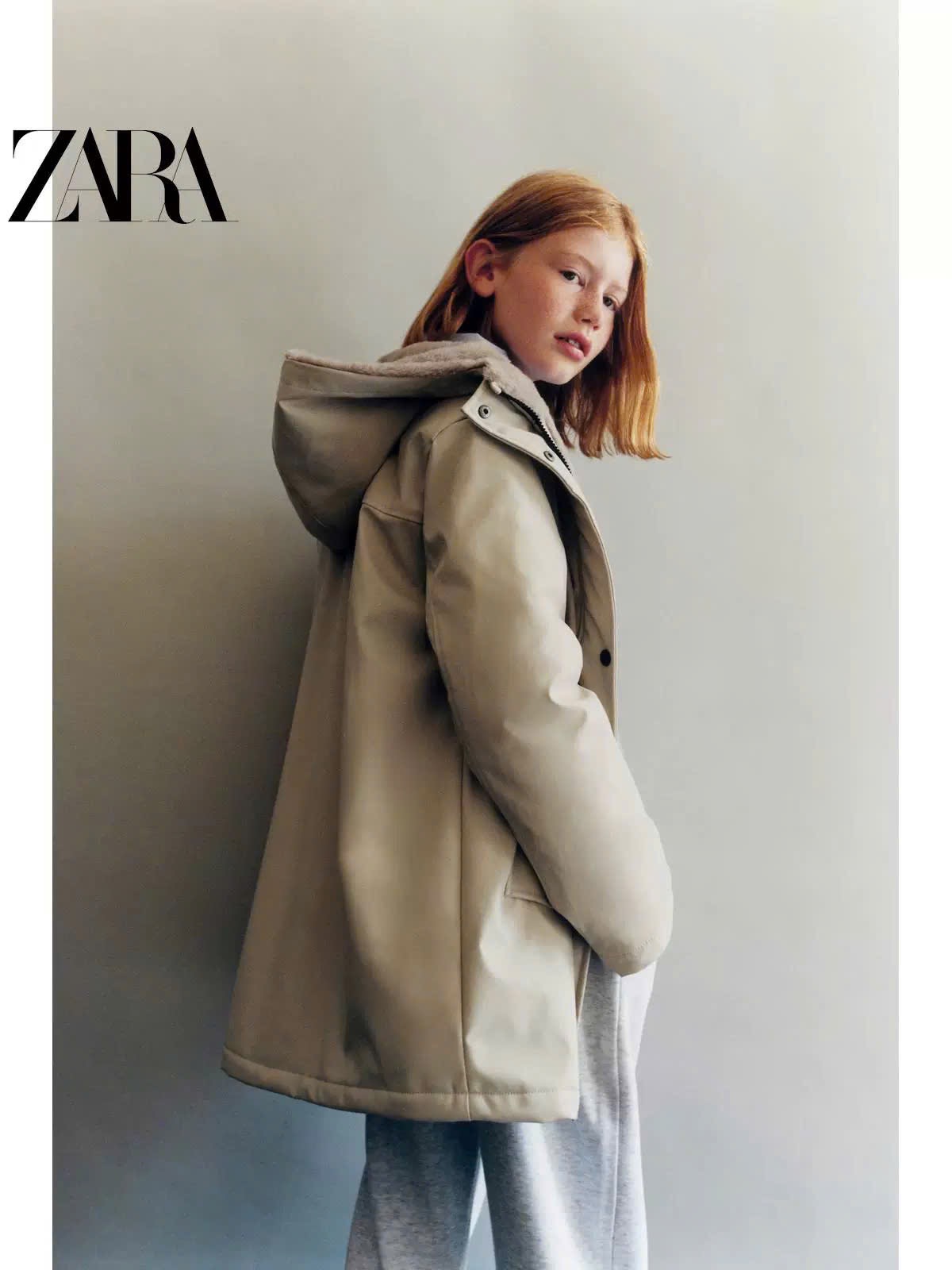 Áo khoác raincoat lót lông ZR dư xịn nhiều màu cho bé size 6-14y