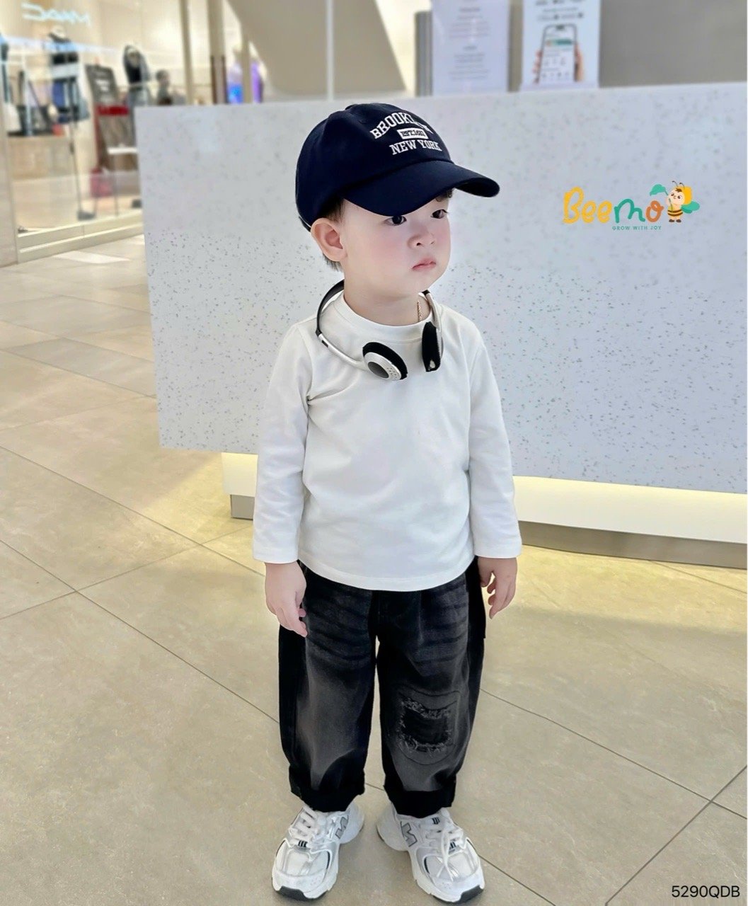 4602QDB - Quần jean túi sau Beemo