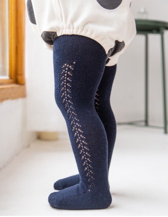 Quần tất len lỗ Kid