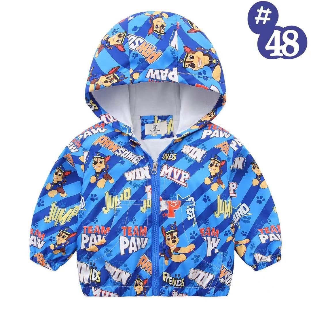 Áo gió lót cotton Ravedye Bear nhiều hình Bé Trai size 100 - 140