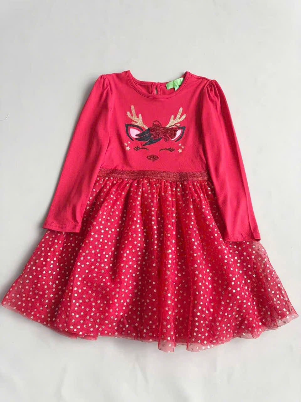 Váy Noel nhiều hãng Pink Violet, Lilt, Arie dư xịn nhiều mẫu cho bé gái size 2-6y